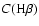 $C({\rm H}\beta )$