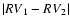 $\vert{\it RV}_1 - {\it RV}_2\vert$