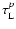 $\tau_{\rm L}^p$