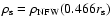 $\rho_{\rm s}=\rho_{\rm NFW}(0.466 r_{\rm s})$