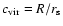 $c_{\rm vir}=R/r_{\rm s}$