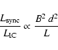 \begin{eqnarray*}\frac{{L}_{{\rm sync}}}{{L}_{{\rm IC}}} \propto \frac{{B}^2~{d}^2}{{L}}
\end{eqnarray*}