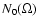 $N_0 ( \Omega )$