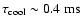 $\tau_{\rm cool} \sim 0.4\;{\rm
ms}$
