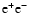 ${\rm e}^+{\rm e}^-$