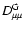 $D_{\mu \mu} ^{\rm G}$