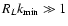 $R_L k_{\rm min} \gg 1$