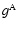 $g^{\rm A}$