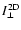 $I_{\perp}^{\rm 2D}$