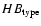 $HB_{\rm type}$