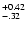 $\rm ^{+0.42}_{-.32}$