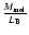 $\frac{M_{\rm mol}}{L_{\rm B}}$