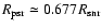 $R_{\rm psr}\simeq 0.677 R_{\rm snr}$