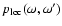 $p_{\rm loc}(\omega ,\omega ^\prime )$