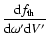 $\displaystyle \frac{{\rm d}f_{\rm th}}{{\rm d}\omega^\prime {\rm d}V^\prime}$
