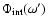 $\Phi_{\rm int}(\omega')$