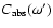 $C_{{\rm abs}}(\omega')$