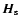 $\vec{H}_{\rm s}$