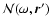 $\mathcal{N}(\omega,\vec{r}^\prime)$
