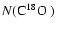 $N(\hbox{${\rm C}^{18}{\rm O}$ })$