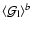 $\langle{\cal G}_{\rm l}\rangle ^{b}$