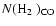 $N(\hbox{${\rm H}_2$ })_{\rm CO}$