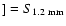 $] =
S_{\rm 1.2~mm}$