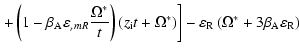 $\displaystyle \left. + \left(1 - \beta_{\rm A} \varepsilon_{_rm R} \frac{\Omega...
...arepsilon_{\rm R} \left(\Omega^{*} + 3\beta_{\rm A} \varepsilon_{\rm R} \right)$