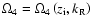 $\Omega _{4} = \Omega _{4}
\left( {z_{\rm i} ,k_{\rm R}} \right)$