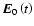$\vec{E}_{0} \left( {t} \right)$
