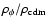 $\rho _\phi /\rho _{\rm cdm}$
