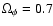 $\Omega_{\phi}=0.7$