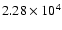 $2.28\times10^{4}$