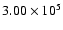 $3.00\times10^{5}$