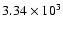 $3.34\times10^{3}$