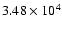 $3.48\times10^{4}$