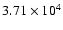 $3.71\times10^{4}$