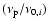 $(\nu _{\rm p}/\nu _{0,i})$