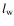 $l_{\rm w}$