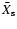 ${\bar X}_{\rm s}$