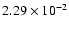 $2.29\times 10^{-2}$