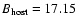 $B_{\rm host}=17.15$