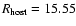 $R_{\rm
host}=15.55$