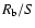 $R_{\rm b}/S$