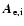 $\vec{A}_{\rm {e,i}}$