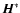 $\vec{H}^{\ast}$