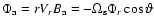 $\Phi_{\rm a}=rV_{r}B_{\rm a}=-\Omega_{\rm s}\Phi_{r}
\cos\vartheta$