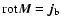 ${\rm rot}\vec{M}=\vec
{j}_{\rm b}$