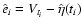 $\hat{e}_{i}=V_{t_{i}}-\hat{\eta}(t_{i})$
