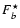 $F^{\star}_{b}$